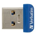 Verbatim USB flash disk, USB 3.0, 64GB, Nano, Store N Stay, niebieski, 98711, USB A