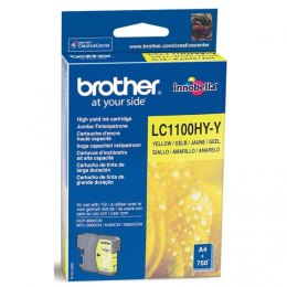 Brother oryginalny ink / tusz LC-1100HYY, yellow, 750s, high capacity