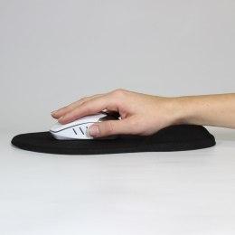 Podkładka pod mysz, ergonomiczna żelowa, czarna, Logo