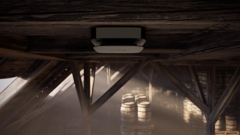 AJAX Czujnik - ciepła/dymu/tlenku węgla FireProtect 2 SB (Heat/Smoke/CO) - czarny