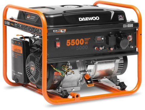 ZESTAW AGREGAT PRĄDOTWÓRCZY DAEWOO GDA 6500 5.5kW + 2x GENERATOR OIL SAE 10W-30 DWO 600