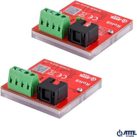 Zestaw konwerterów ATTE ETH10-2wire-A-SET