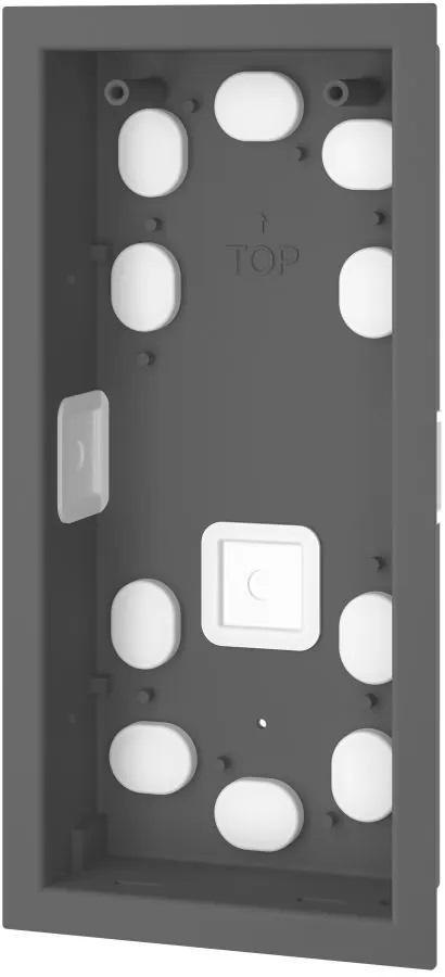 ACO CDN-R-S-AL ST Ramka podtynkowa mała CDN, aluminium; 33326