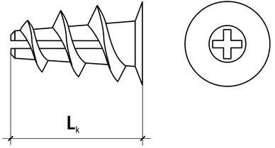 KOŁEK NYLONOWY W-DRN-23 DRIVA 50szt. WOREK