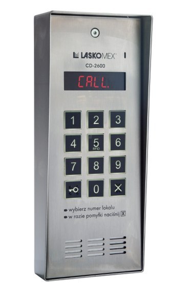Laskomex CD-2600R audio z czytnikiem kluczy RFID