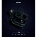 Swissten TWS Stonebuds, słuchawki bezprzewodowe, czarna, 2.0, bluetooth