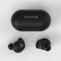 Swissten TWS Stonebuds, słuchawki bezprzewodowe, czarna, 2.0, bluetooth