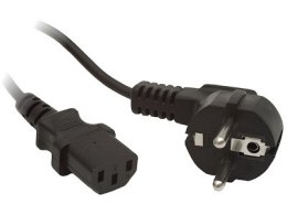 KABEL ZASILAJĄCY CEE 7/7 IEC 320 C13 1.8M WTYCZKA KĄTOWA Lanberg