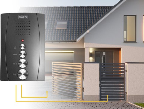 Domofon EURA ADP-12A3 "INVITO" głośnomówiący, bezsłuchawkowy