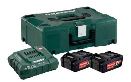 METABO.AKUMULATOR 18V 5,2Ah x2 +ŁADOW. ASC 55 METABOX ...