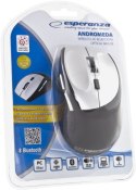 MYSZ BLUETOOTH OPTYCZNA EM123S ANDROMEDA 1000/1600/2400DPI, 6D