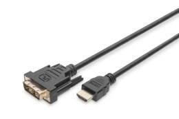 Kabel adapter HDMI Standard 1080p 60Hz FHD Typ HDMI A/DVI-D (18+1) M/M czarny 2m