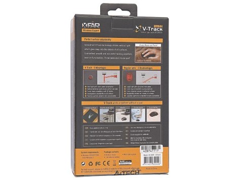 Mysz V-TRACK G9-500F-1 Black RF NANO