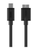 Kabel USB TYP-C do microUSB 3.0 1m Y-C475BK