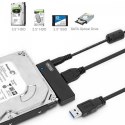 Adapter USB3.0 - SATA III HDD/SSD 2,5/3,5; Y-1039