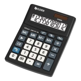 Eleven Kalkulator CMB1201-BK, czarna, biurkowy, 12 miejsc, podwójne zasilanie