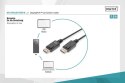 Kabel połączeniowy DisplayPort z zatrzaskami 1080p 60Hz FHD Typ DP/DP M/M czarny 5m