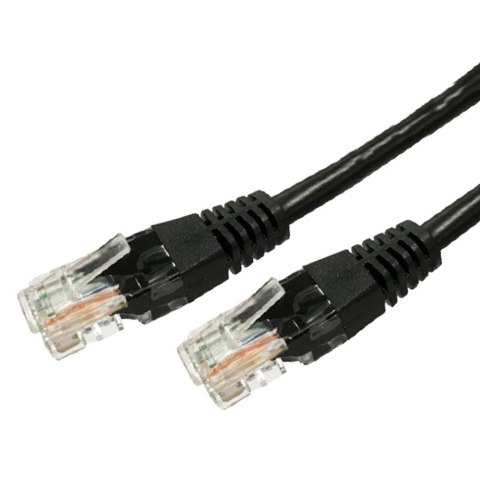 Kabel Patchcord miedziany kat.6 RJ45 UTP 7,5m. czarny