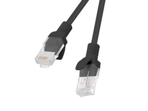 PATCHCORD KAT.5E 2M CZARNY FLUKE PASSED LANBERG 10-PACK