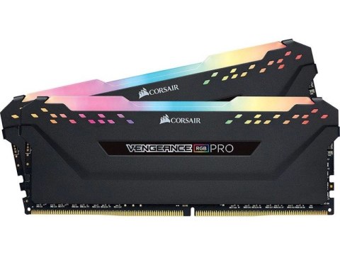 Pamięć do PC DDR4 Vengeance PRO RGB dla Intel XMP Certified 16GB/3200(2*8GB) czarna CL16