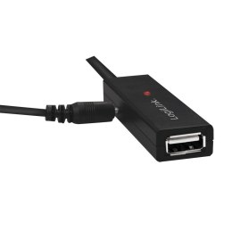 Aktywny repeater USB 2.0 A żeński do USB-C męski, dł. 20m