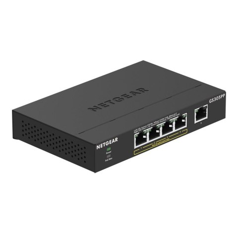 Przełącznik niezarządzalny GS305PP 5x1Gb (4xPoE+)