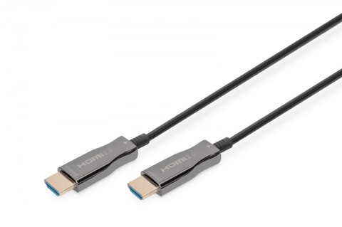 Kabel połączeniowy hybrydowy AOC HDMI 2.0 Premium HighSpeed 4K/60Hz UHD HDMI A/HDMI A M/M czarny 20m