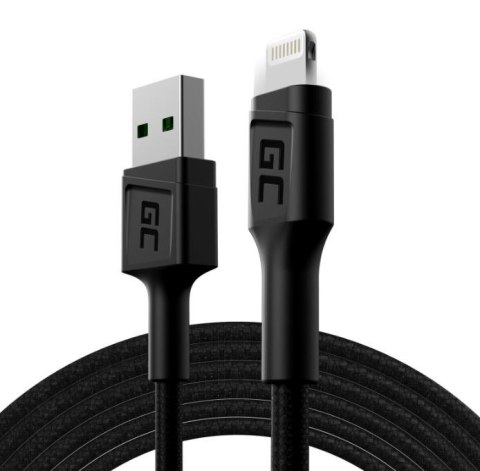 Kabel GC Ray USB - Lightning 200 cm, podświetlenie LED