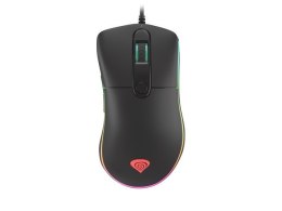 Mysz Genesis Krypton 510 8000 DPI podświetlenie RGB dla graczy Czarna