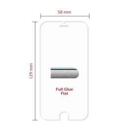 Hartowane szkło ochronne Swissten, pro Apple iPhone SE 2020, czarna, Defense glass