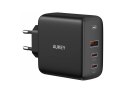 PA-B6S Black Omnia Mix GaN ładowarka sieciowa 3xUSB (2xUSB C+1xUSB A) 90W