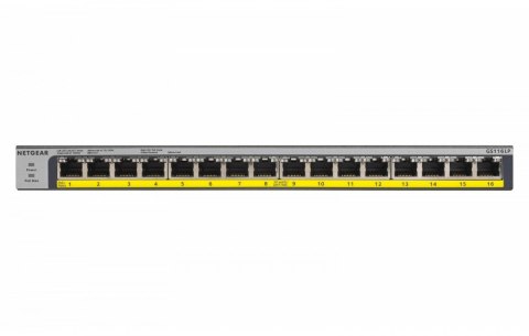 Przełącznik GS116LP Switch niezarządzalny 16xGE PoE+
