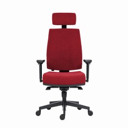 Powerton Ergonomiczny fotel biurowy Jana, Czerwony