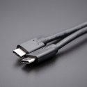 Kabel USB 3.1 typ C męski | USB 3.1 typ C męski | 2m | Czarny