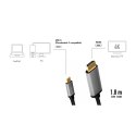 Kabel USB-C do HDMI, 4K 60Hz aluminiowy 1.8m