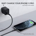 CB-CL03 Black nylonowy kabel Lightning-USB C | USB Power Delivery USB-PD | 2m | certyfikat MFi Apple