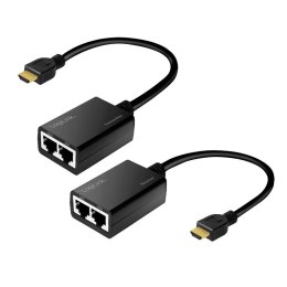 Extender HDMI do 30m, 1080p/60Hz, 0.3m