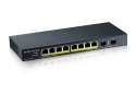 Przełącznik GS1100-10HP-EU0102F 120W PoE 8xGigabit 2xFiber Uplilk Switch