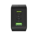 Ładowarka sieciowa PowerGaN 65W PD 3.0 QC 3.0 2xUSB-C 1xUSB-A