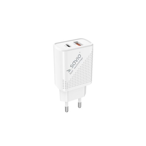 Ładowarka sieciowa USB Quick Charge, Power Delivery 3.0, 18W, LA-04