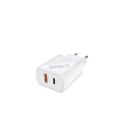 Ładowarka sieciowa USB Quick Charge, Power Delivery 3.0, 18W, LA-04