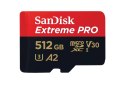 Karta Extreme Pro microSDXC 512GB 200/140 MB/s A2 V30 U3