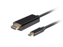 Kabel USB-C(M)->HDMI(M) 4K 60HZ czarny