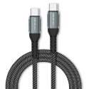 Kabel USB 2.0 typ C | USB 2.0 typ C 100W | QC 3.0| PD | 1.5m | Czarny