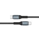 Kabel USB 2.0 typ C | USB 2.0 typ C 100W | QC 3.0| PD | 1.5m | Czarny