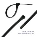 Opaski zaciskowe wielorazowe/trytytki | 7.2*350mm | Nylon UV | Czarne