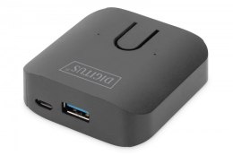 Przełącznik USB 3.0 Super Speed 5 Gbps, 2 PC - 1 Urządzenie, samozasilający