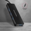 HUE-G1C Hub 4-portowy USB 3.2 Gen 1 SLIM kabel Type-C 14cm