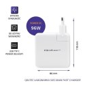 Ładowarka sieciowa FAST 96W | 5-20V | 3-4.7A | USB C PD | Biała