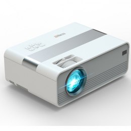 Mini projektor rzutnik HD LED 3W biało-szary